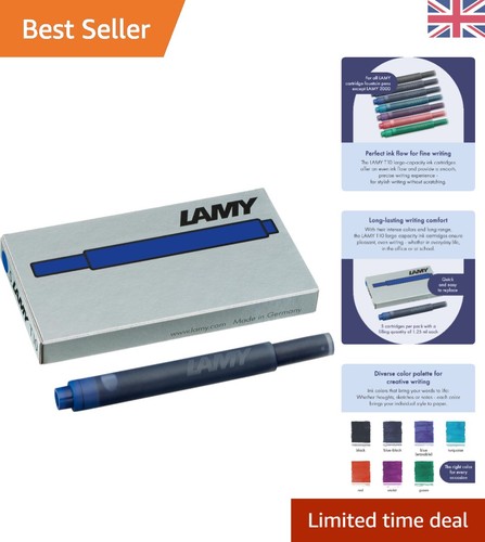 Pack t10 blue ink cartridge - blue,