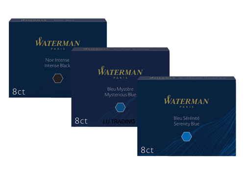 Waterman blue black ink - waterman, /