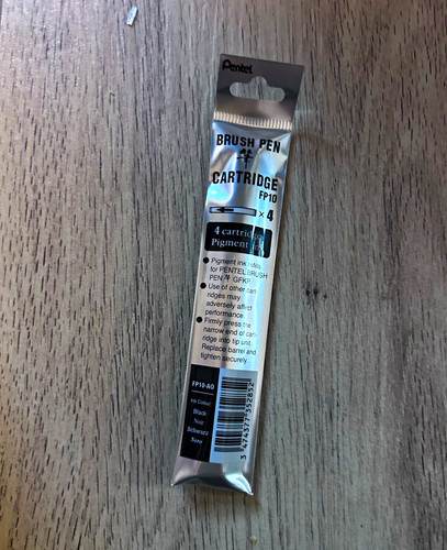Pentel fp10 brush pen ink - pentel,