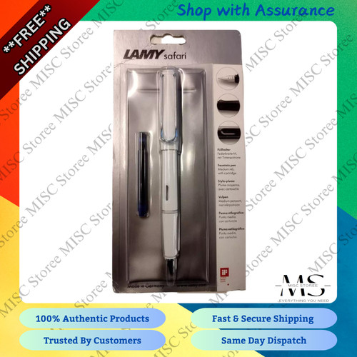Lamy safari white cartridge - safari,