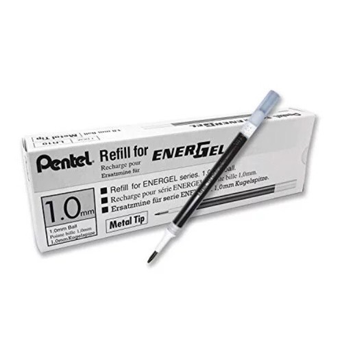 10x pentel lr10 roller refill - pentel,