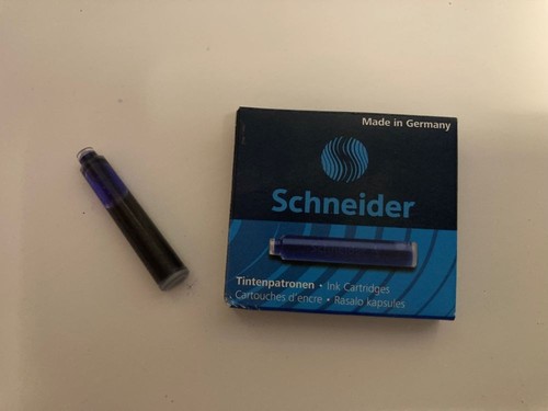 Blue fountain pen refill - , ink